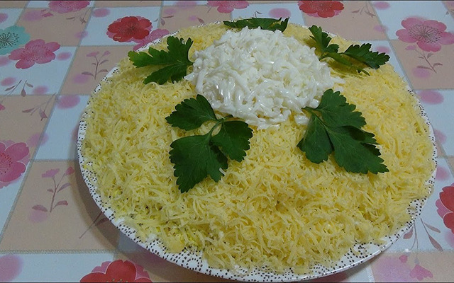Салат «Лебединый пух»
