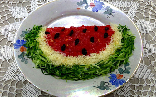 Салат Арбузная долька